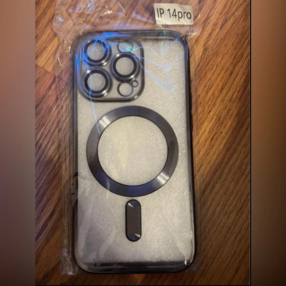 Apple Transparent Magsafe Plating Magnetic Case For iPhone 14 PRO